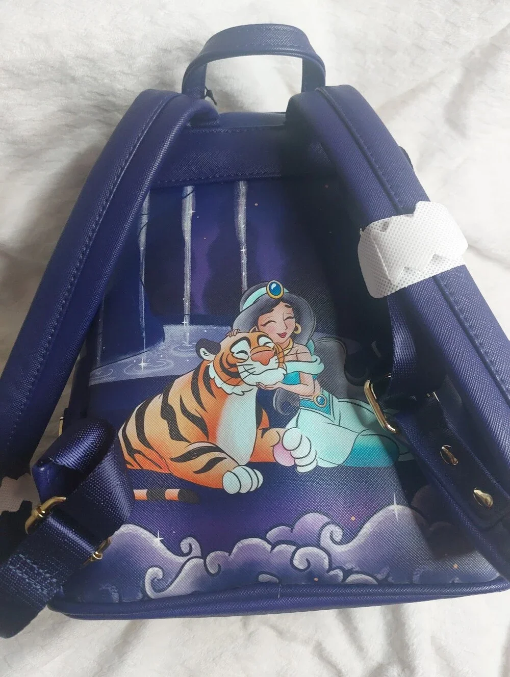 Loungefly Disney Aladdin Princess Jasmine Castle Mini Backpack - Picture 4 of 8